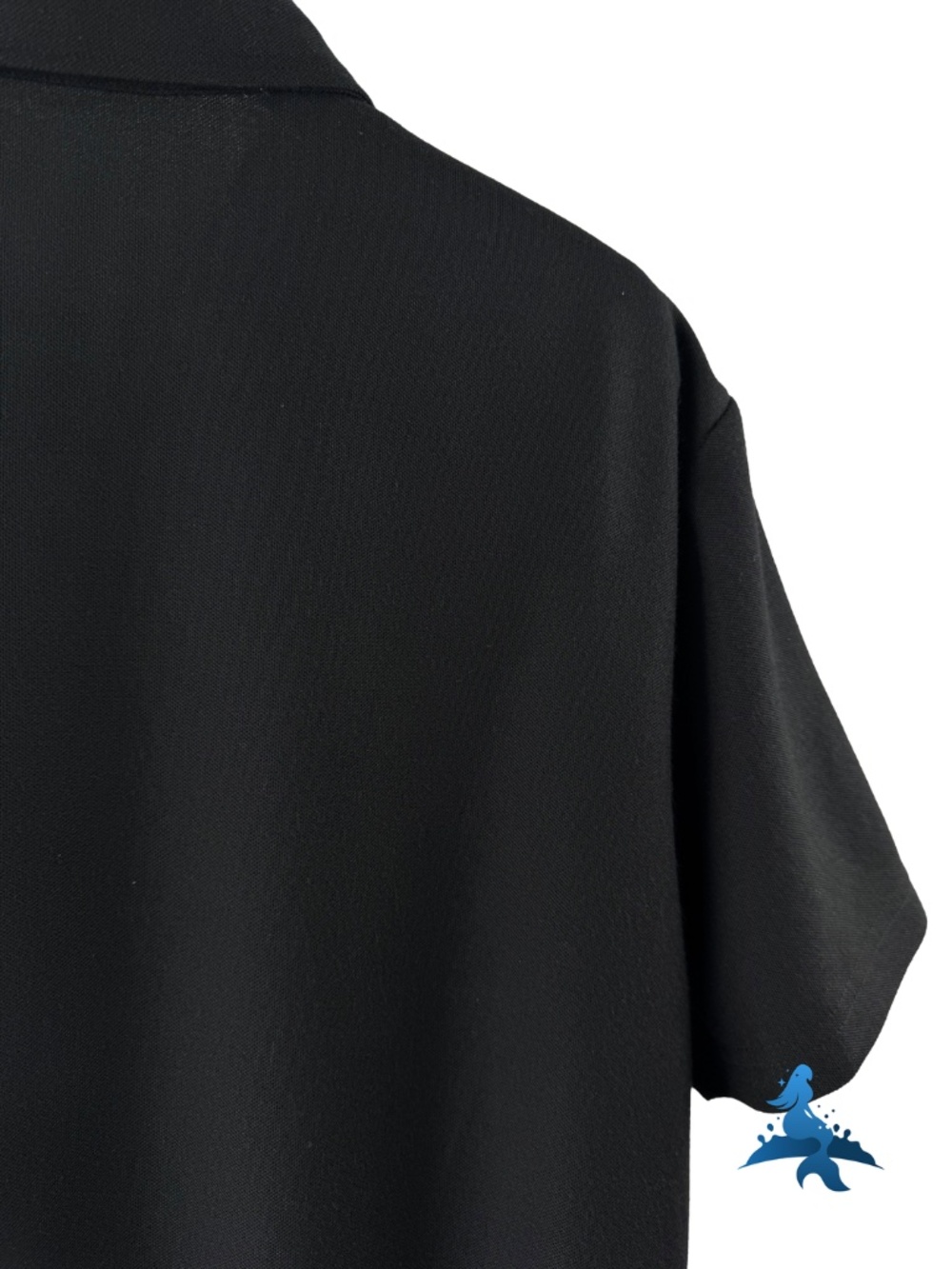 1300 Tinkwell Polo Shirt Short Sleeve Button Collar – L – Black - Picture 10 of 15